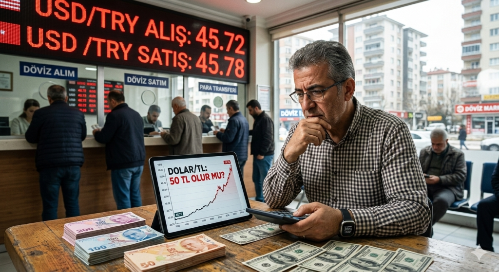 dolar 50 tl olur mu mart 2026 jp morgan tahmini döviz kur son durum